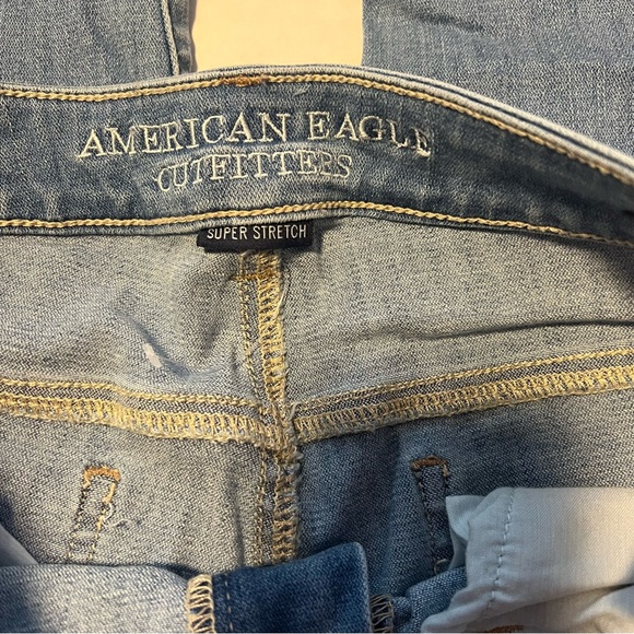 American Eagle Super Stretch Ripped Skinny Jeans - Picture 7 of 11